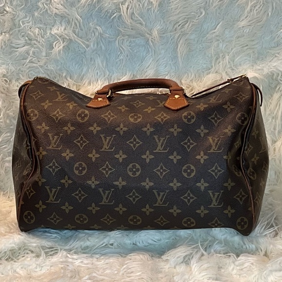 Authentic Louis Vuitton LV Monogram Speedy 35 handbag bag purse - Picture 3 of 15